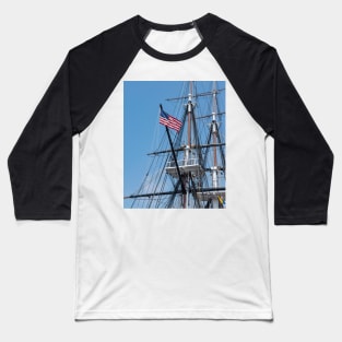 Old Glory in the Rigging. Baseball T-Shirt